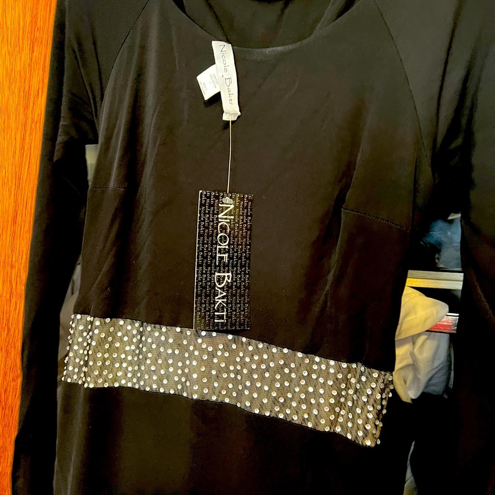 Gown with elegant train.